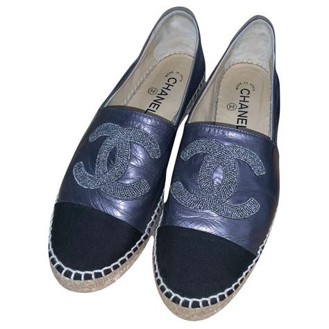 espadrilles chanel femme prix|Chanel espadrilles women.